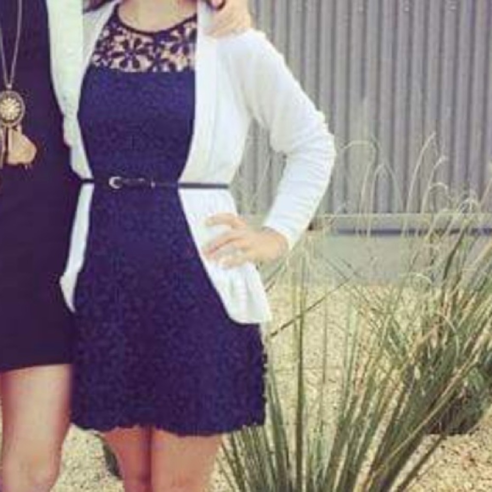 Navy blue dress