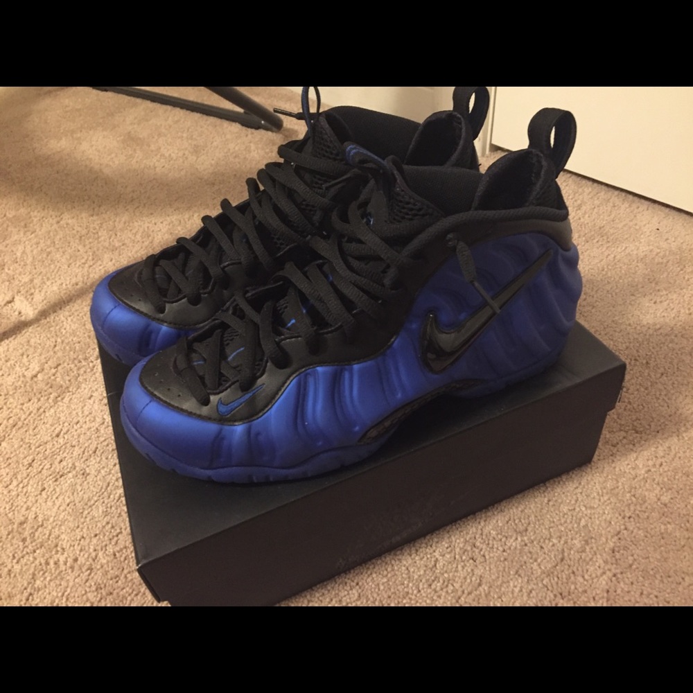 Foamposite Nike pros cobalt blue