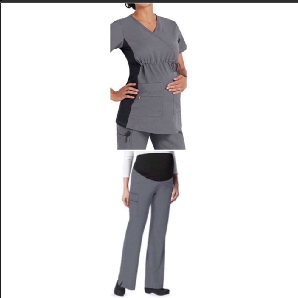 Maternity scrub set, -Royal Blue