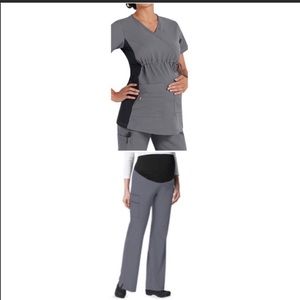 Maternity scrub set, -Royal Blue