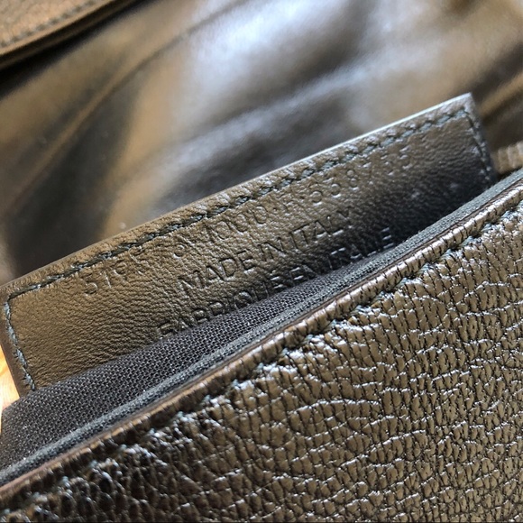 🌟SOLD🌟Balenciaga Metallic Edge Clutch Black - Picture 5 of 8