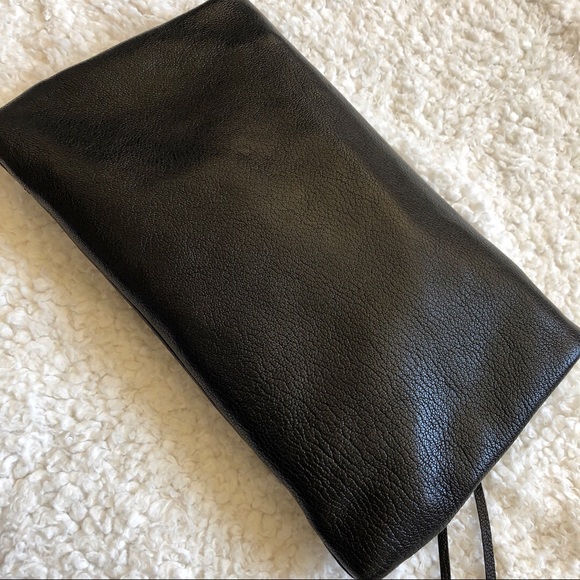 🌟SOLD🌟Balenciaga Metallic Edge Clutch Black - Picture 8 of 8
