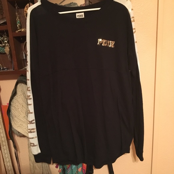 Pink sequin long sleeve - Picture 2 of 4