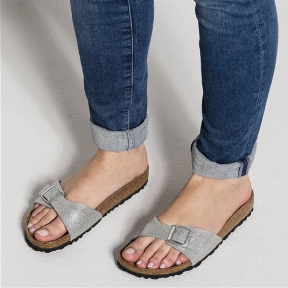 Birkenstock Shoes - Birkenstock Madrid birko-flor magic galaxy silver