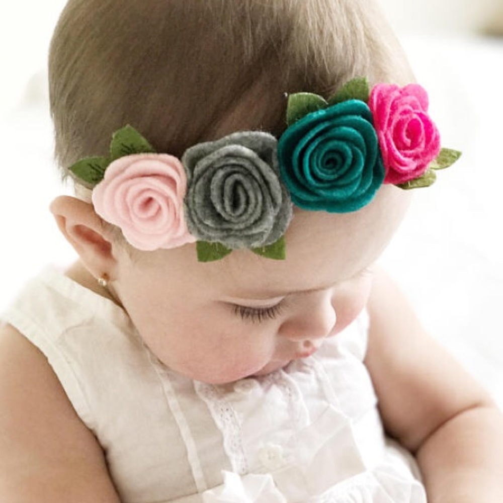 Floral Baby Girl Headband