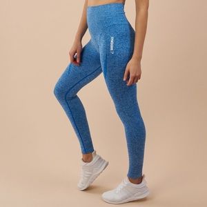 Gymshark High Waisted Seamless Leggings Blue