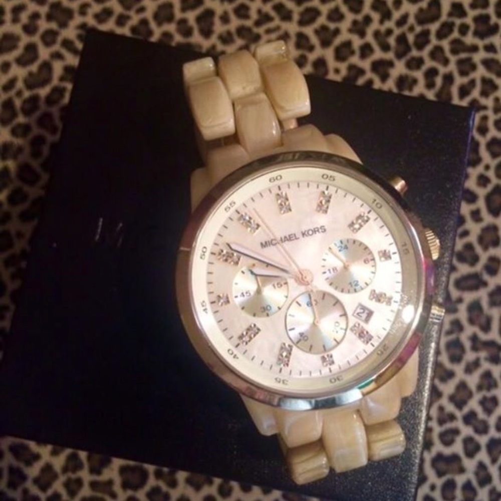 MK Ivory Watch