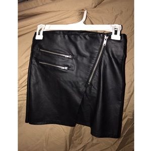 Leather Mini Skirt