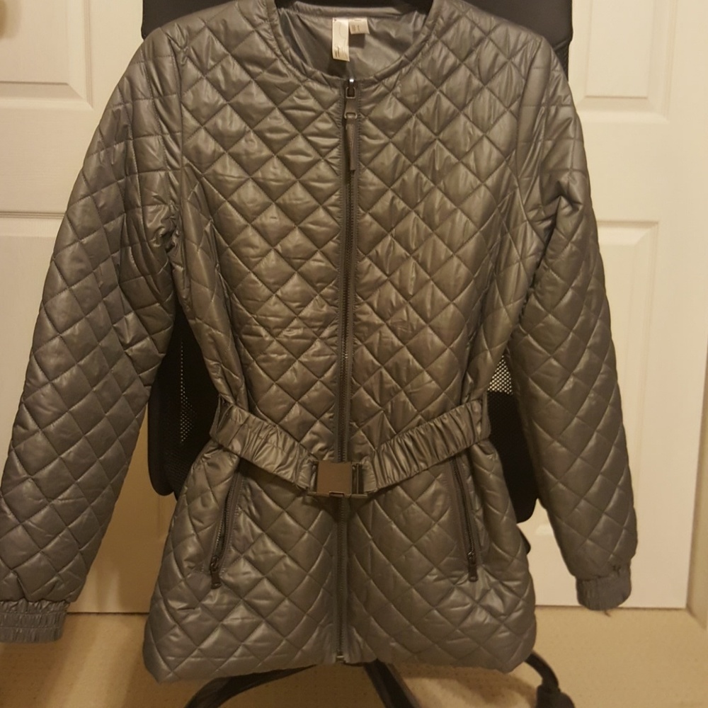 Light Jacket with ruched beltb