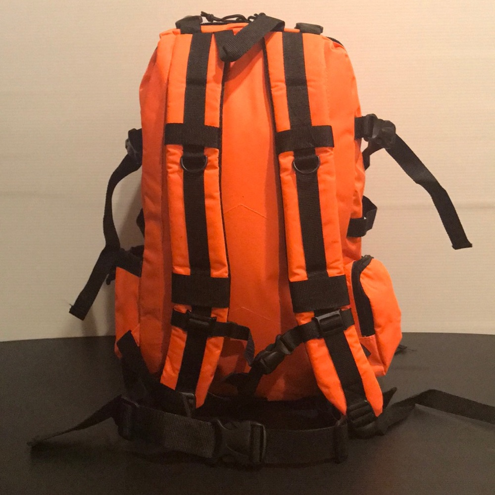 Great Hunting Camping Hiking Backpack orange - Picture 3 of 6