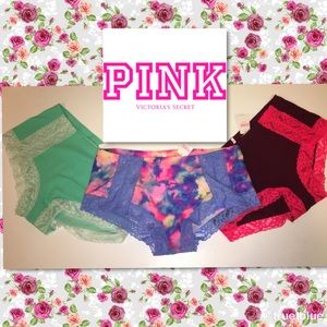 🆕PINK VS Panty Bundle Sz L