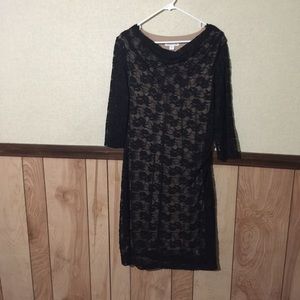 Calvin Klein Black Lace Dress