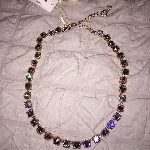 Kate Spade Fancy That Rose Gold Swarovski Necklace - Picture 2 of 6
