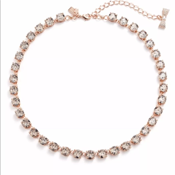 Kate Spade Fancy That Rose Gold Swarovski Necklace - Picture 4 of 6