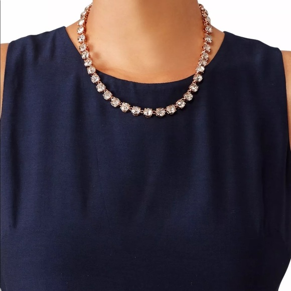 Kate Spade Fancy That Rose Gold Swarovski Necklace - Picture 5 of 6