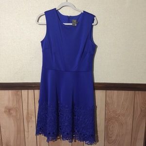 NWOT Royal blue cocktail dress