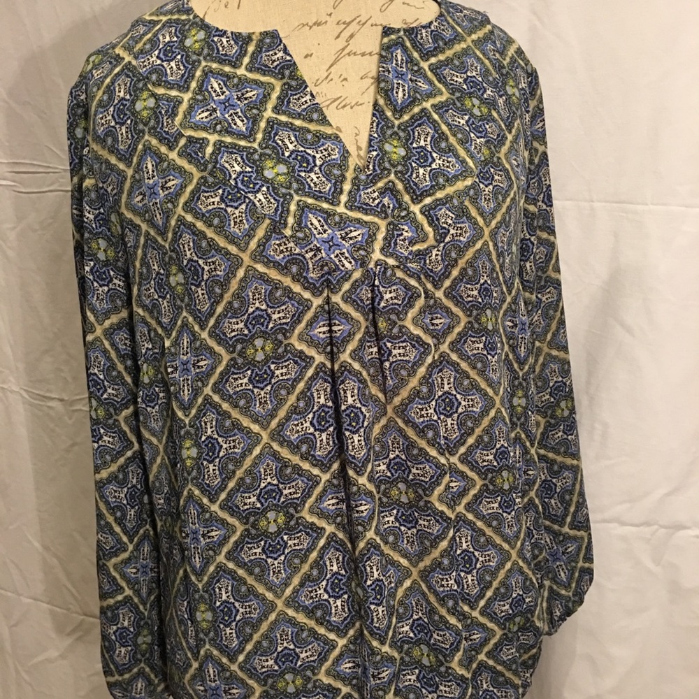 Blue/ green blouse