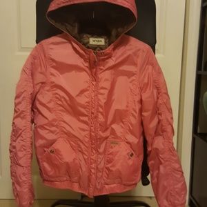 Pink Windbreaker Jacket