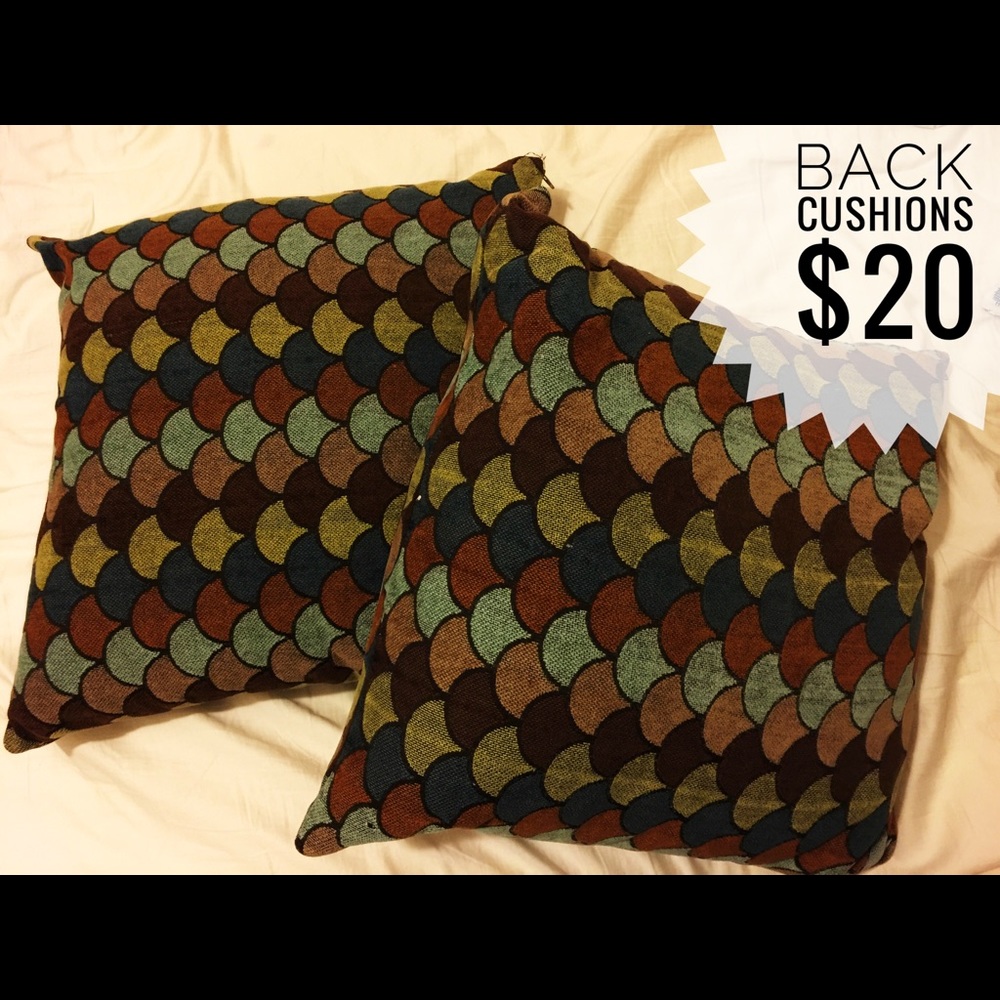 Back cushions