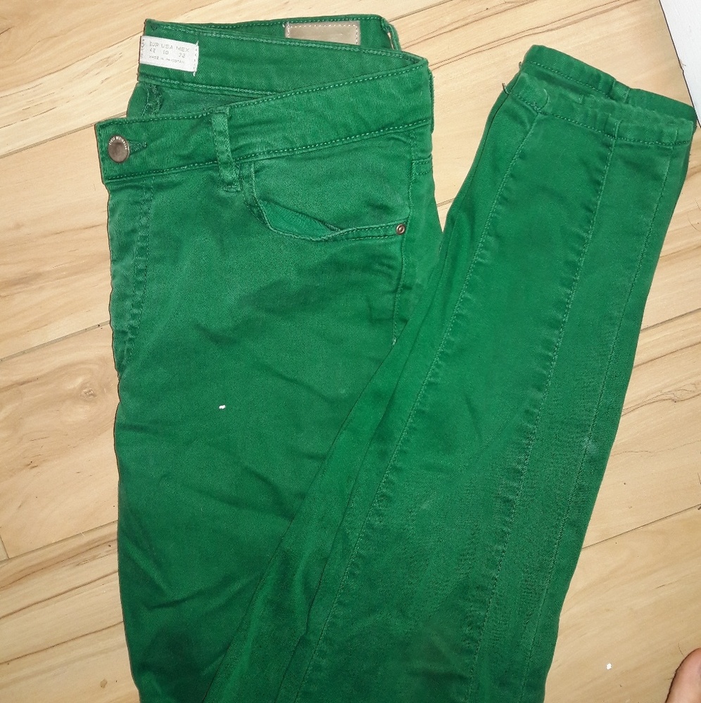 Zara green pants