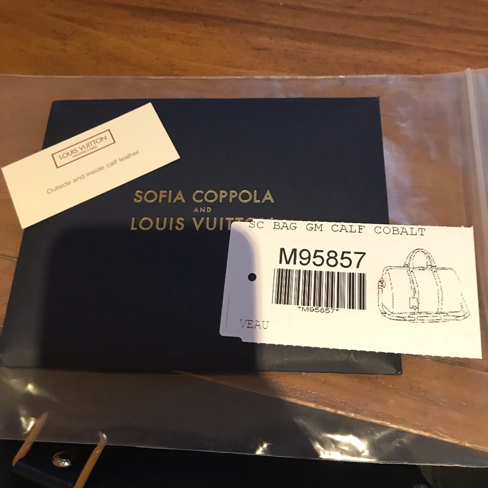 Louis Vuitton Sofia Coppola MM/GM Navy - Picture 2 of 8