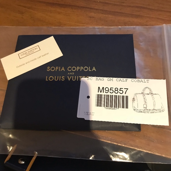 Louis Vuitton Sofia Coppola MM/GM Navy - Picture 2 of 8