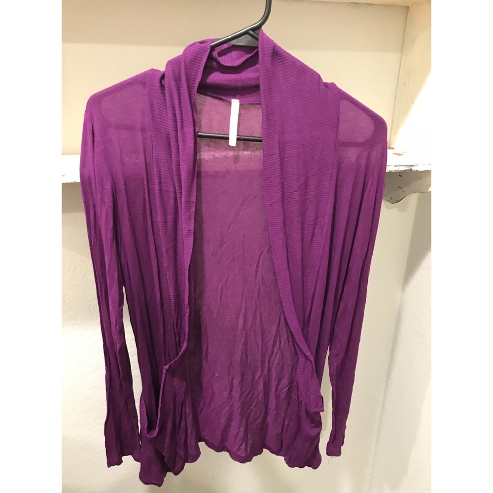Shear Purple Cardigan