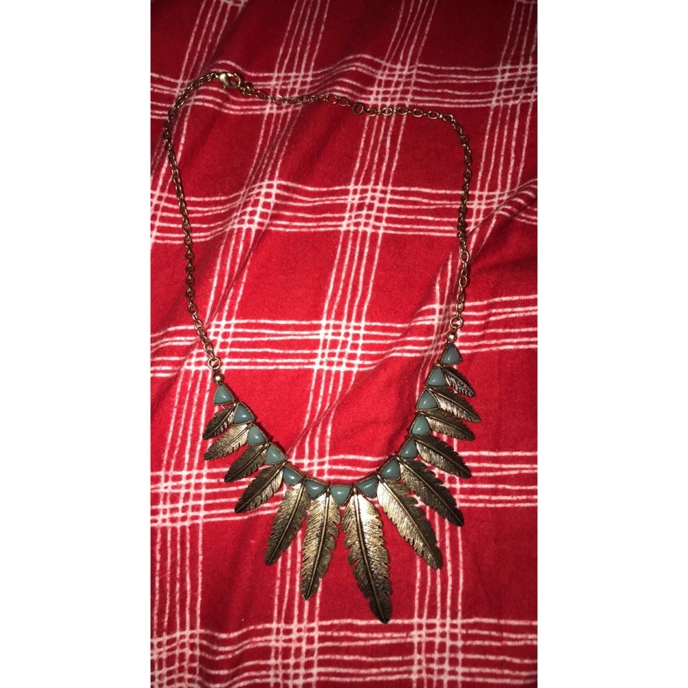 Feather necklace