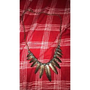 Feather necklace