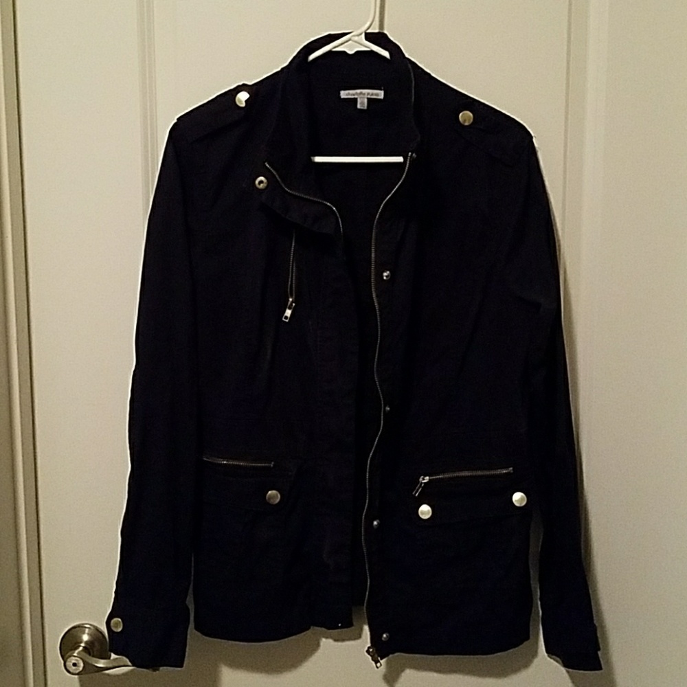 Dark blue casual jacket