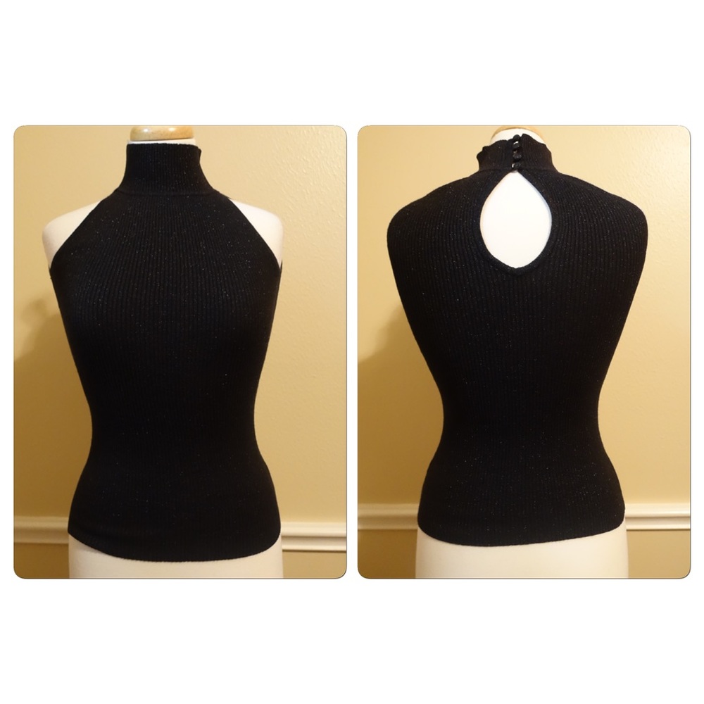 Black sweater top size M 💕