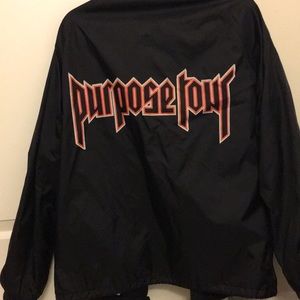 Justin Bieber purpose tour coach jacket