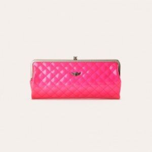 Consuela Pink Scream Candy Crush Clamshell Clutch!