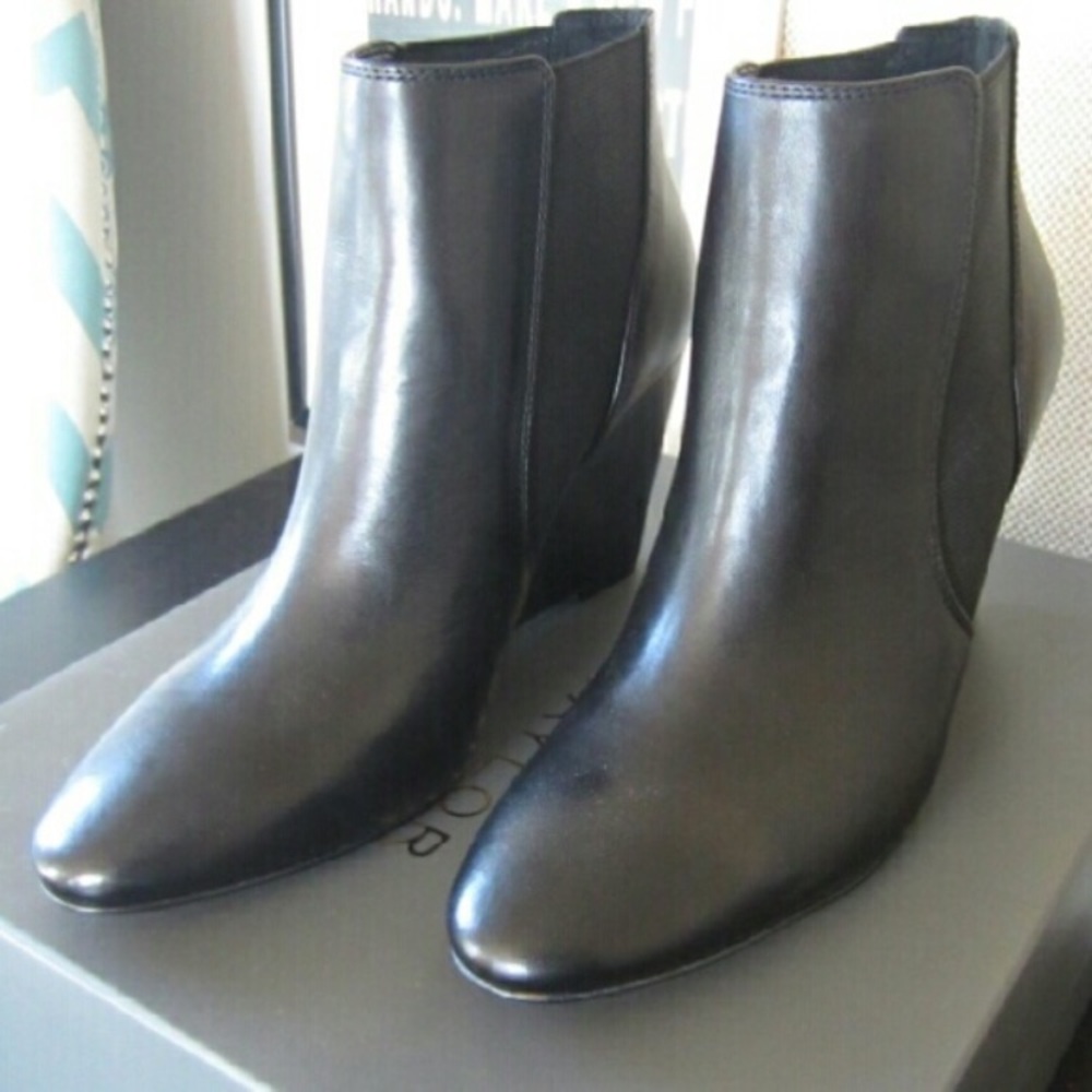Ann Taylor Wedge Chelsea Boots