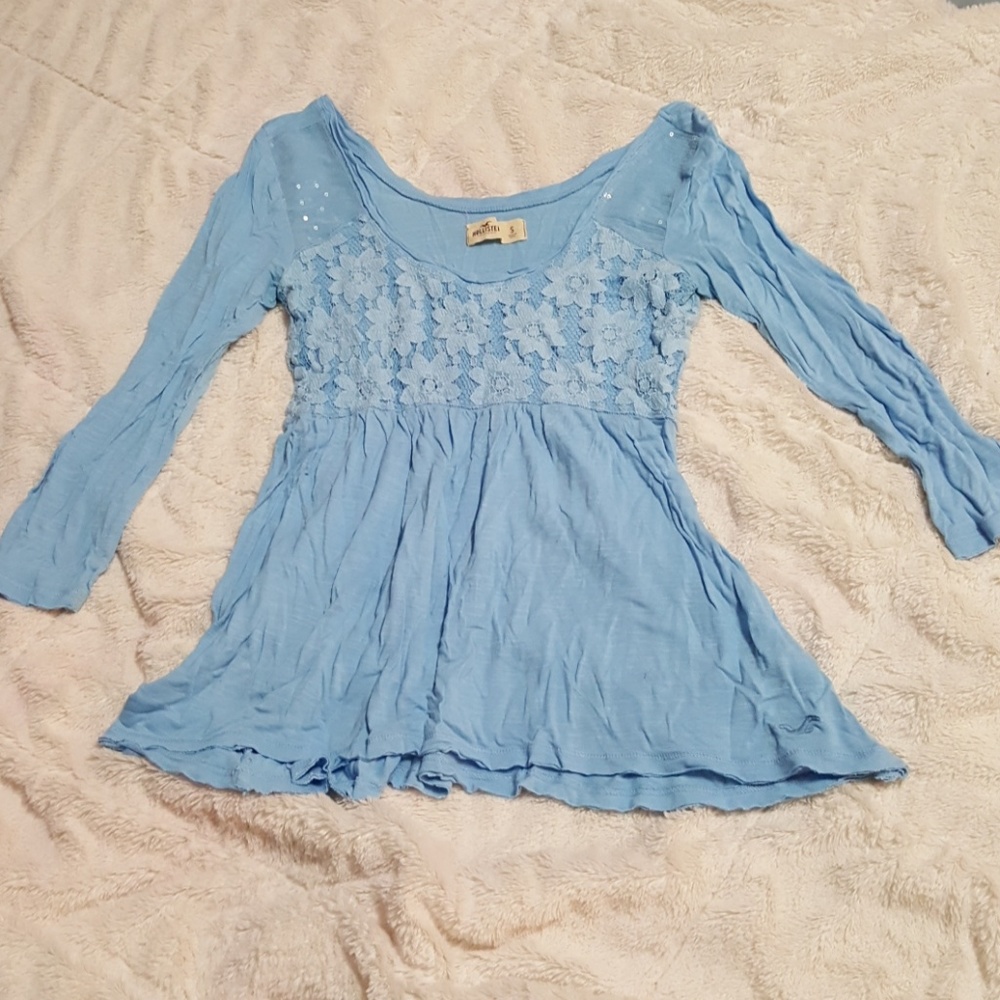 Hollister 3/4 Sleeve Length Shirt