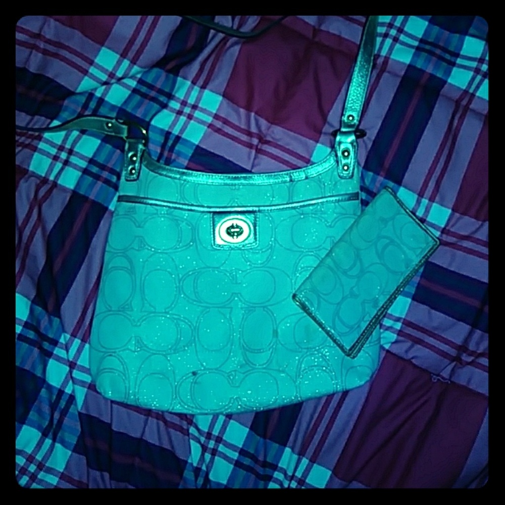 Coach shoulder purse
