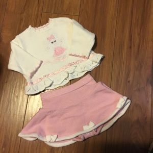 NWOT Knit Sweater & Skirt Set