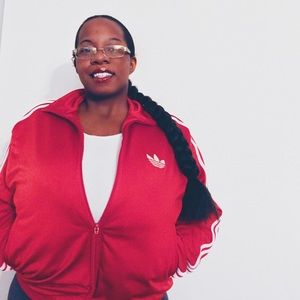 ADIDAS Men's Full-Zip Track Jacket Red