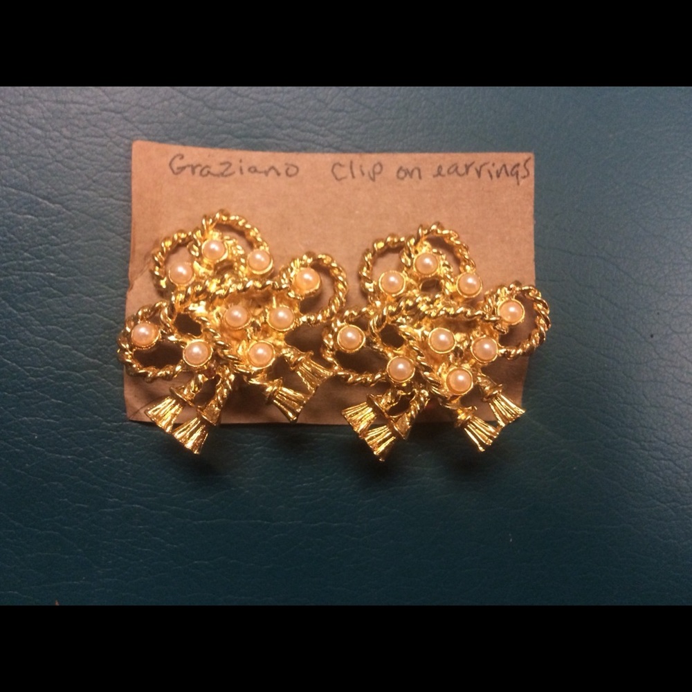 Graziano Clip on Earrings