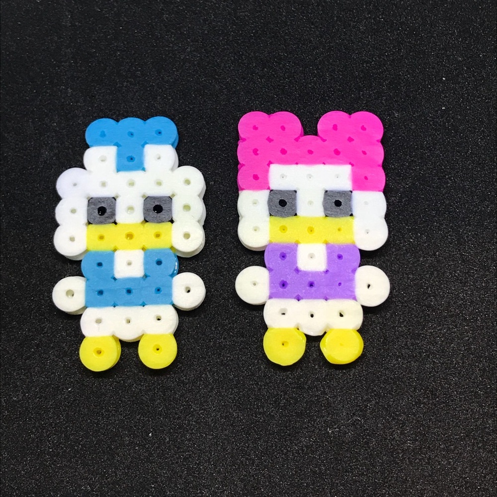 Disney Donald Duck and Daisy Duck Perler kandi