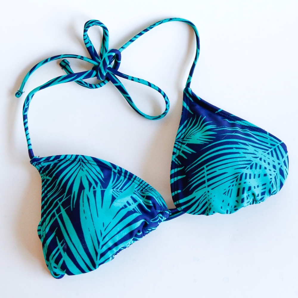 Forever 21 Palm Leaves Bikini Top