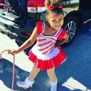 Candy cane dance costume