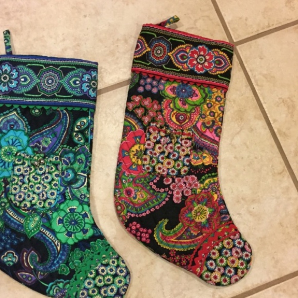 New Vera Bradley Christmas Stocking- RED only