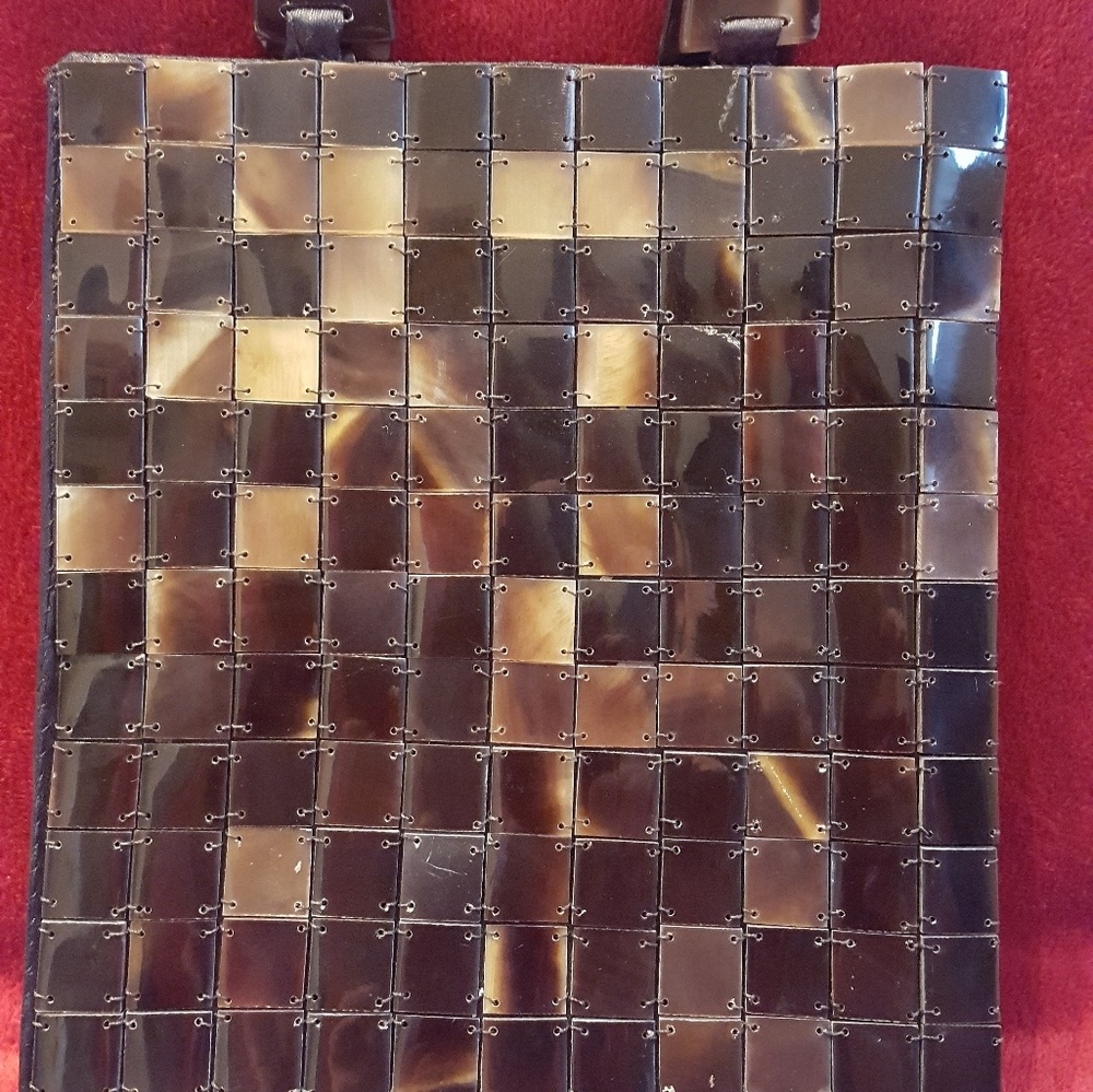 Tortoise shell handbag