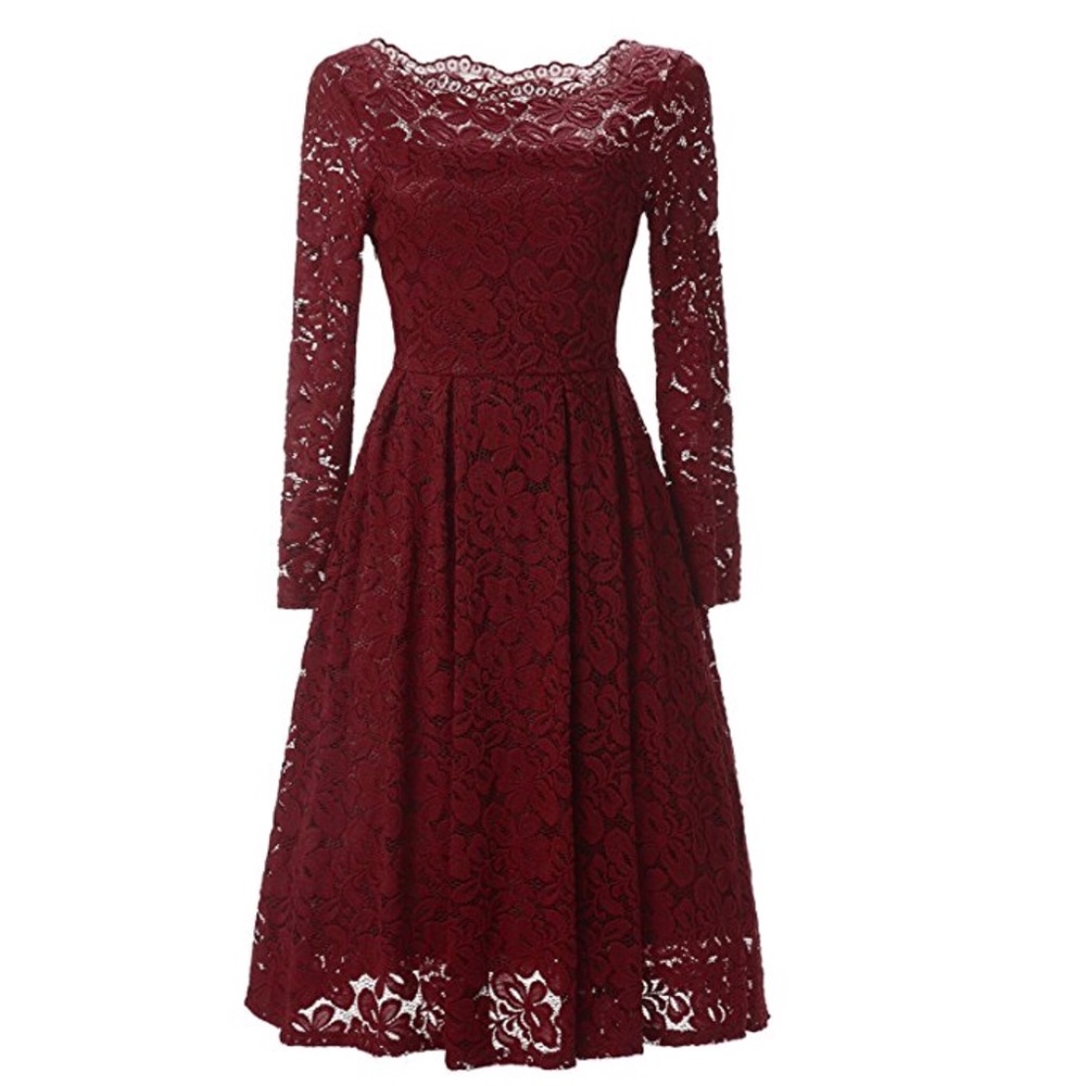 Vintage Red Cocktail Dress