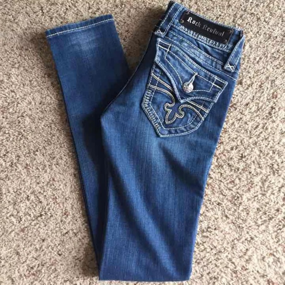 rock revival skinny jeans