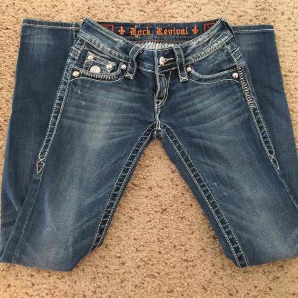 rock revival skinny jeans - Picture 3 of 6