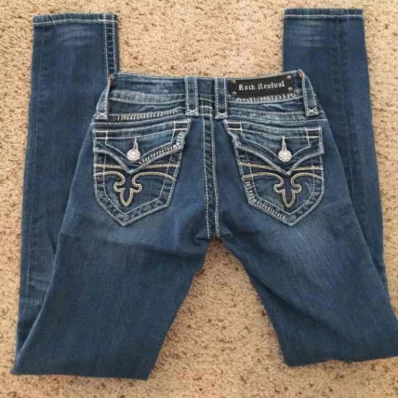 rock revival skinny jeans - Picture 2 of 6
