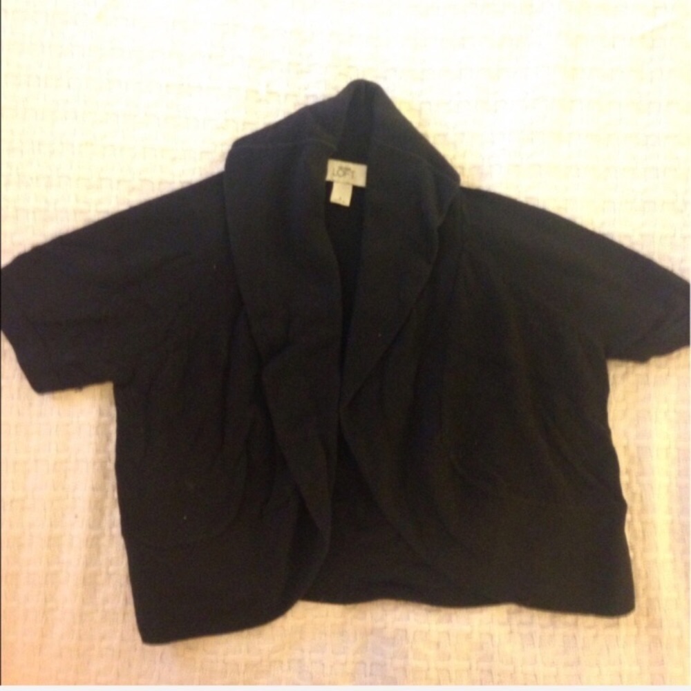 LOFT knit balaro jacket
