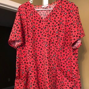 Silky Code Happy Scrub Top